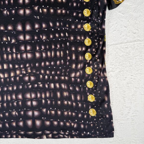 Versace Medusa Head with Chains Rare Limited Edition Large Tshirt. One of a Kind - Picture 10 of 16